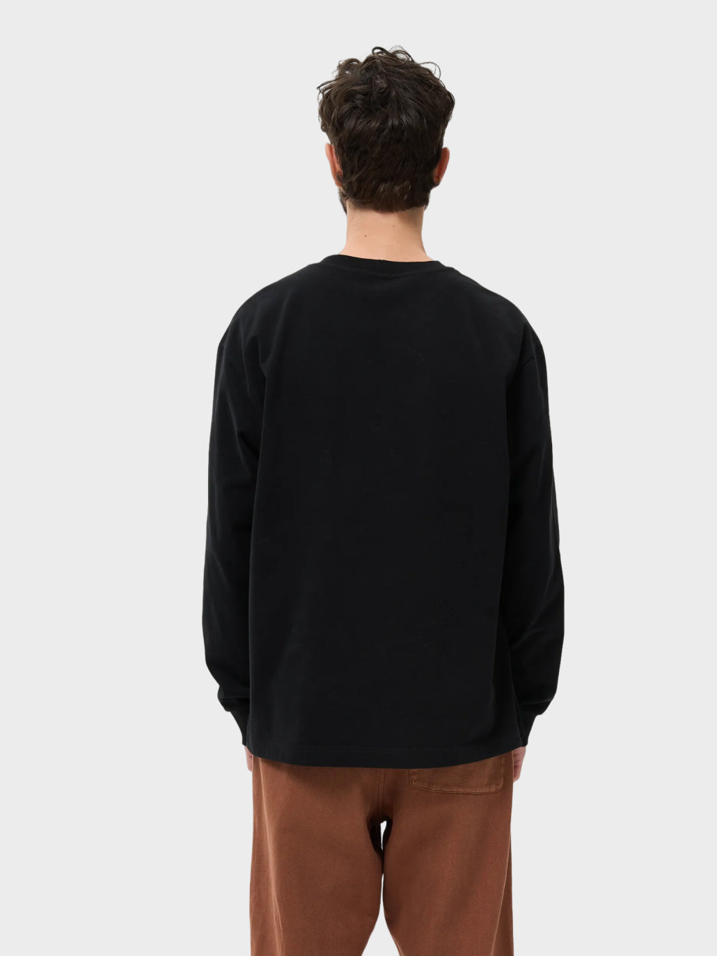 Лонгслів чоловічий чорний