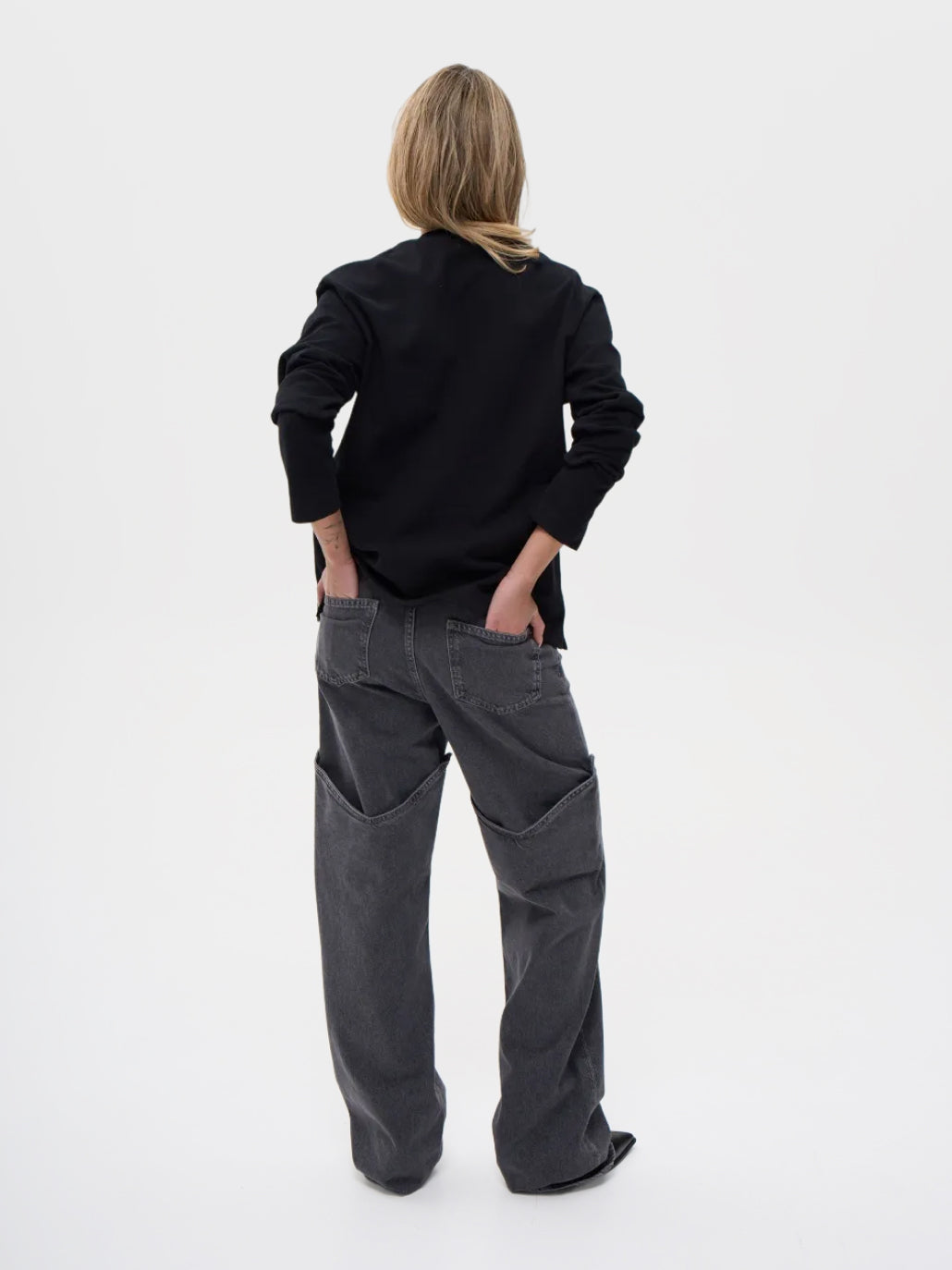 Лонгслів жіночий чорний