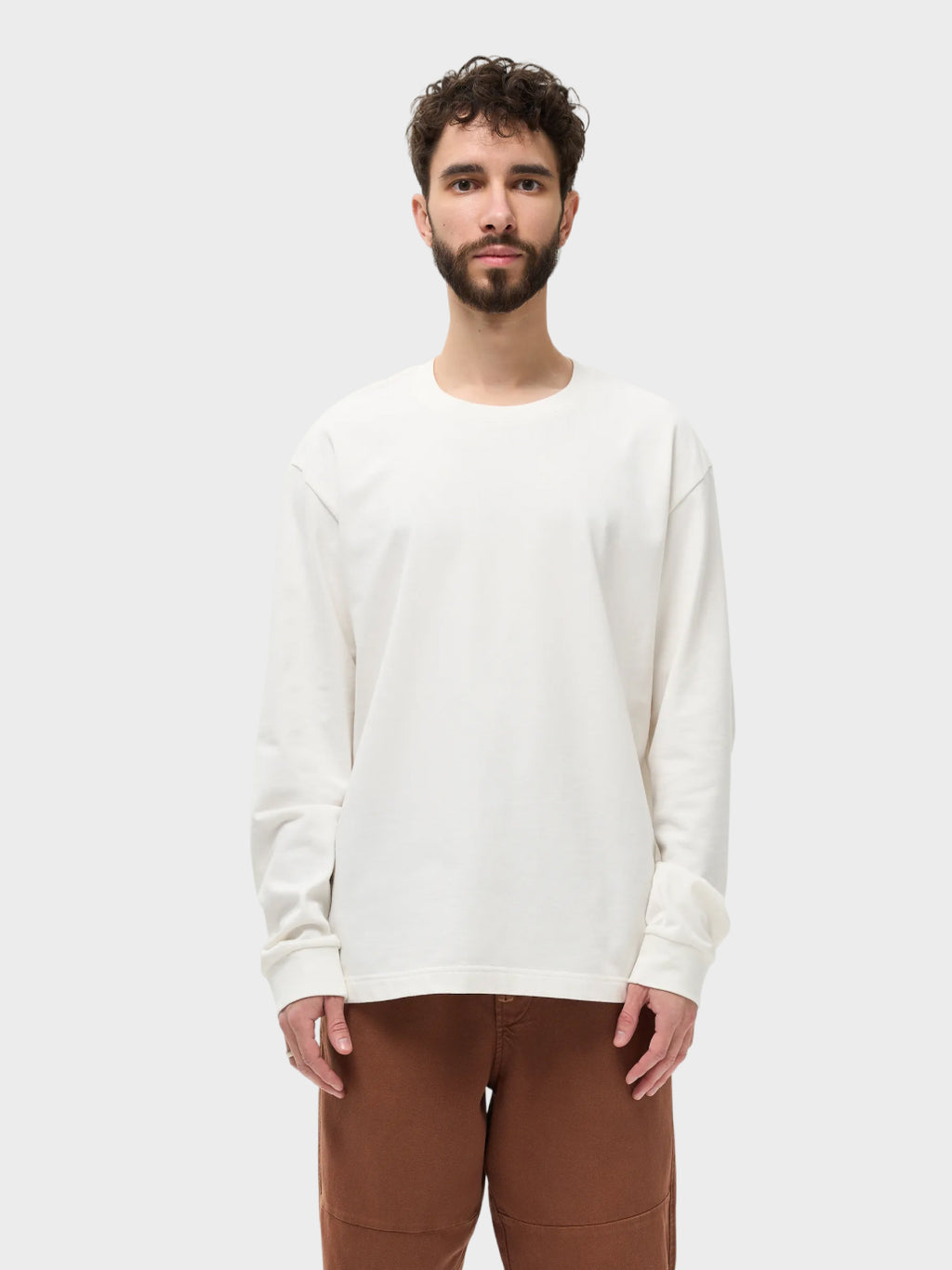 Лонгслів чоловічий білий